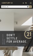 How century21.com looks like on a mobile device such as an iPhone.