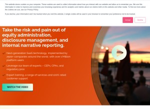 How certent.com looks like on a tablet such as an iPad.