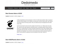 Desktop screenshot for dedoimedo.com
