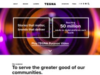 Desktop screenshot for tegna.com