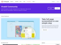 Desktop screenshot for vivaldi.net