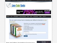 Desktop screenshot for javacodegeeks.com