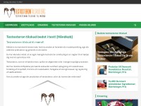 Desktop screenshot for testosterontilskud.org
