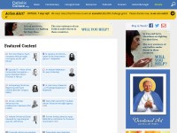 Desktop screenshot for catholicculture.org