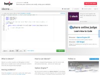 Desktop screenshot for ideone.com