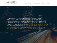 Desktop screenshot for hnrylogistics.com