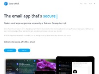 Desktop screenshot for canarymail.io