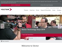 Desktop screenshot for vector.com