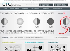 How cfcopies.com looks like on a tablet such as an iPad.