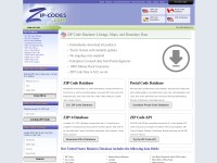 Desktop screenshot for zip-codes.com