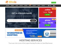 Desktop screenshot for whois.com