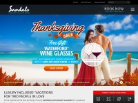Desktop screenshot for sandals.com
