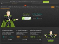 Desktop screenshot for gogetssl.com