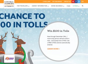 How cfxway.com looks like on a tablet such as an iPad.