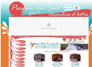 How chambres-sudvendee.com looks like on a tablet such as an iPad.