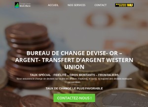 How changelemanmontblanc.fr looks like on a tablet such as an iPad.