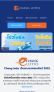 How changlotto.club looks like on a mobile device such as an iPhone.