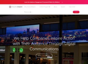 How channelshd.com looks like on a tablet such as an iPad.