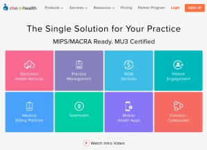 How charmtracker.com looks like on a tablet such as an iPad.