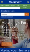 How chartway.com looks like on a mobile device such as an iPhone.