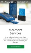 How chasepaymentech.com looks like on a mobile device such as an iPhone.