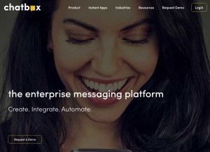 How chatbox.com looks like on a tablet such as an iPad.