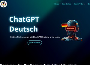 How chatdeutsch.org looks like on a tablet such as an iPad.