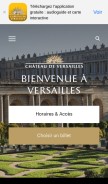 How chateauversailles.fr looks like on a mobile device such as an iPhone.