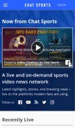 How chatsports.com looks like on a mobile device such as an iPhone.