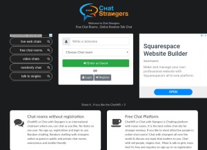How chatws.com looks like on a tablet such as an iPad.