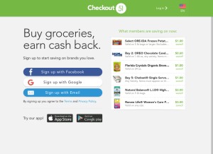 How checkout51.com looks like on a tablet such as an iPad.