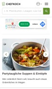 How chefkoch.de looks like on a mobile device such as an iPhone.