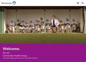 How chgsd.com looks like on a tablet such as an iPad.