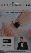 How chic-time.fr looks like on a mobile device such as an iPhone.