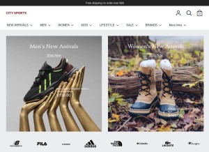 How chicagocitysports.com looks like on a tablet such as an iPad.