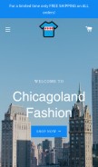 How chicagolandfashion.com looks like on a mobile device such as an iPhone.