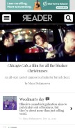 How chicagoreader.com looks like on a mobile device such as an iPhone.