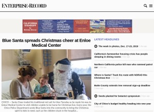 How chicoer.com looks like on a tablet such as an iPad.