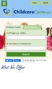How childcarecenter.us looks like on a mobile device such as an iPhone.