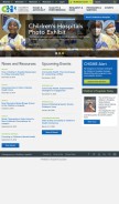 How childrenshospitals.org looks like on a mobile device such as an iPhone.