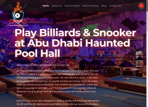 How chillyshot.com looks like on a tablet such as an iPad.