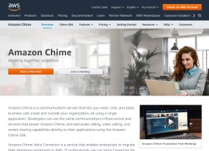 How chime.aws looks like on a tablet such as an iPad.