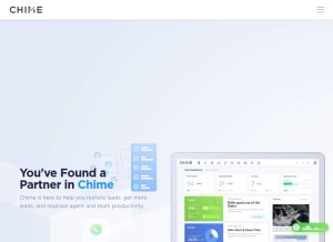 How chime.me looks like on a tablet such as an iPad.