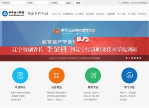 How chinaacc.com looks like on a tablet such as an iPad.