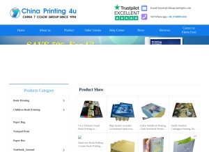How chinaprinting4u.com looks like on a tablet such as an iPad.