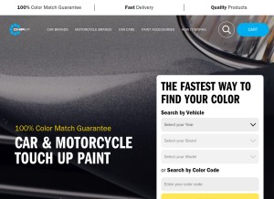 How chipex.com looks like on a tablet such as an iPad.