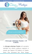 How chirurgieesthetiqueplastique.com looks like on a mobile device such as an iPhone.