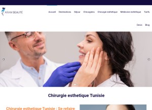 How chirurgieplastiqueesthetique.com looks like on a tablet such as an iPad.