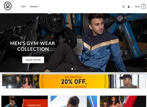 How chkokko.com looks like on a tablet such as an iPad.