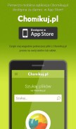 How chomikuj.pl looks like on a mobile device such as an iPhone.